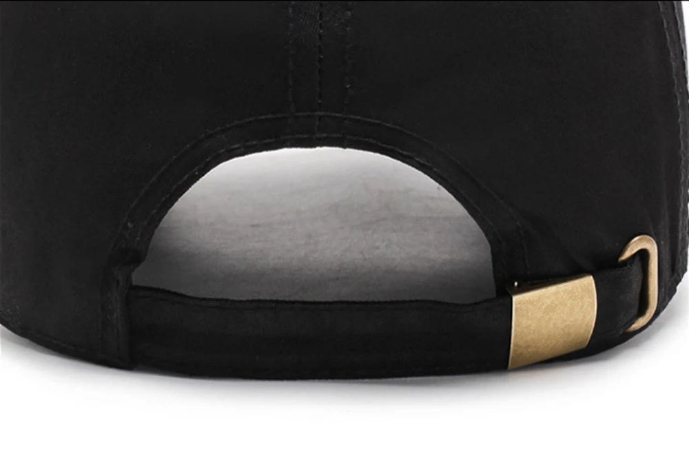 Baseballkappen mit dreifach horizontalen Sticklinien, Frühling und Herbst, verstellbare Freizeithüte für den Außenbereich, Sonnenschutzhut – Detail 14