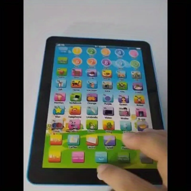 Macchina per l'apprendimento delle compresse per bambini, tavoletta educativa per l'apprendimento precoce con app precaricate, per imparare lettere, numeri, parole
