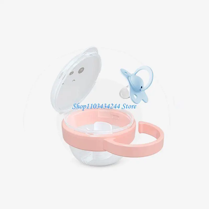 Candy Color Pacifier Nipple Storage Box Soother Container Holder Pacifier Box