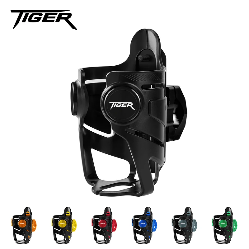 For Tiger 800 900 GT PRO Rally Explorer 1200 XCA Motorcycle Stand Mount Accessories Beverage Water Bottle Cage Drink Cup Holder