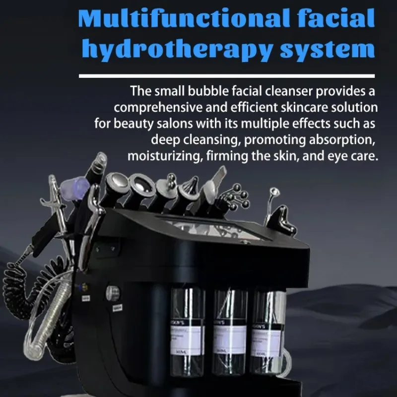 Máquina facial 11 en 1 H2o2 Aqua Peeling, hidratante de burbujas para la piel, máquina de oxígeno, novedad de 2024