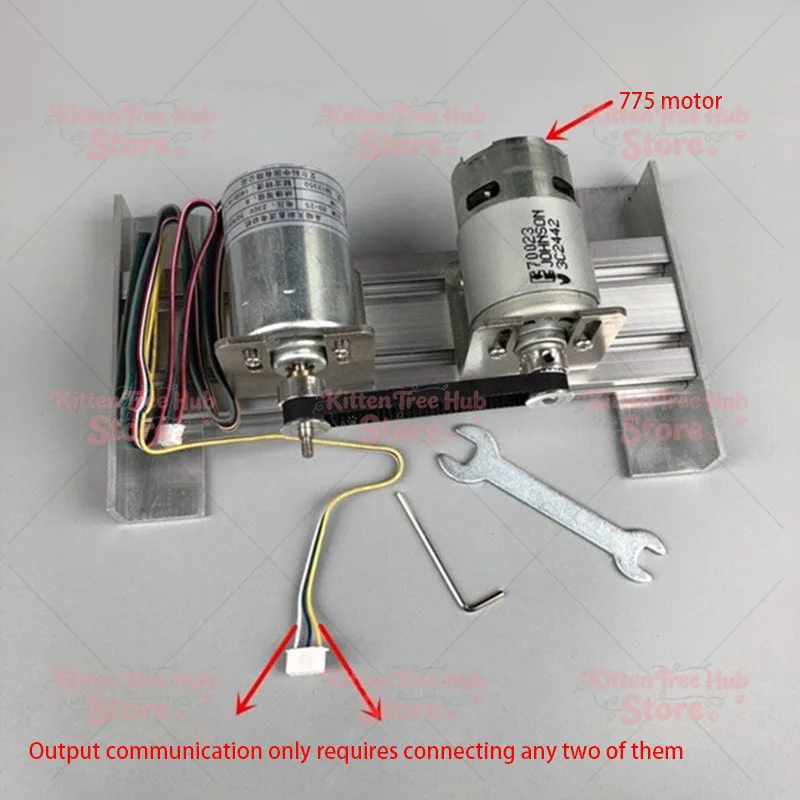 Silent Double Bearing DC Motor, 220V High Voltage Generator