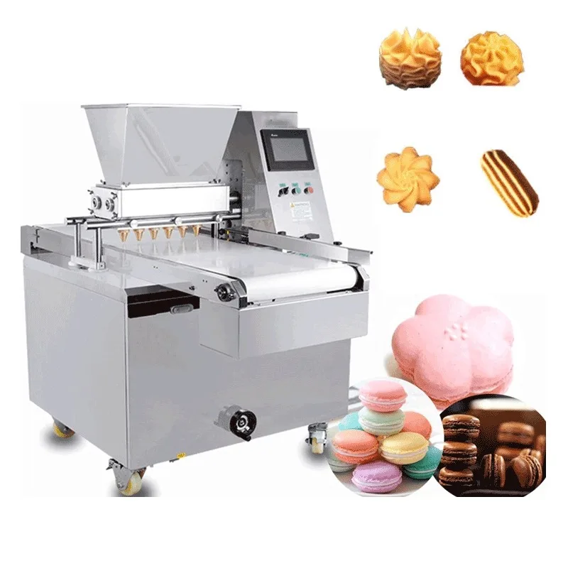 الغذاء الصف الفولاذ المقاوم للصدأ التلقائي بالكامل كعكة حقن البسكويت ماكينة تشكيل البسكويت