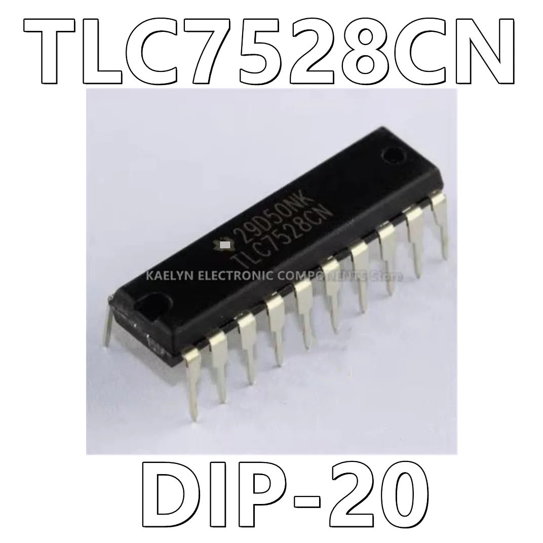 10Pcs/lot TLC7528CN TLC7528 8 Bit Digital to Analog Converter 2 20-PDIP