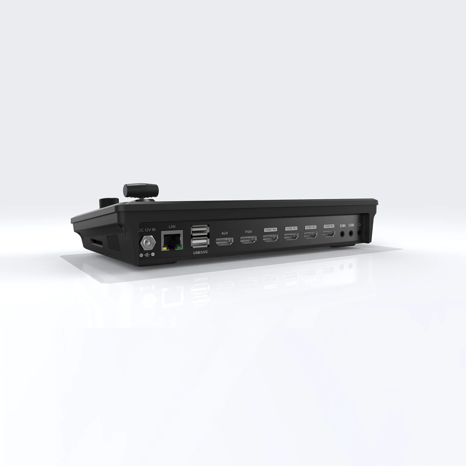 MOVMAGIC M4E 4K HDMI Switcher 5CH 8Layer Chroma Key PTZ Control USB3.1 for Virtual Studio Live Stream