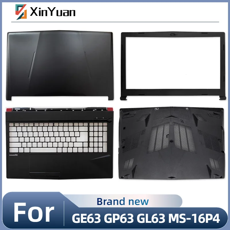 

Новинка для GP63 GP63VR GL63 MS-16P4 MS-16P5, задняя крышка ЖК-дисплея/передняя панель ЖК-дисплея/верхняя часть упора для рук/нижняя нижняя крышка корпуса