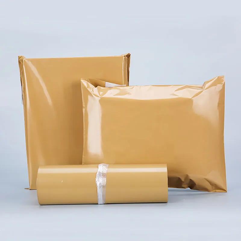 TETP 100Pcs Thicken Brown Shipping Bags For Clothing Small Business Waterproof Gifts Boxes Mailing Envelopes Self Sealing