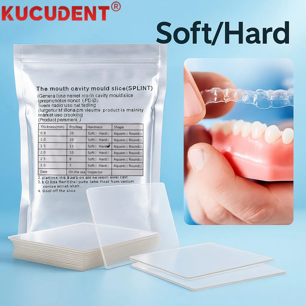 

Dental Lab Orthodontic Retainer Slice Thermoforming Sheet Splint Vacuum Forming Dentistry Material Hard Forming Sheet Soft Hard