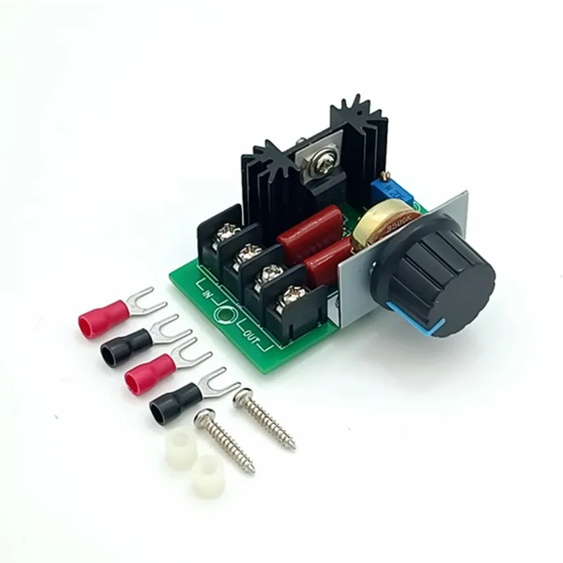 2000W PWM AC Motor Speed Control Module Dimmer Speed Regulator 50-220V Adjustable Voltage Regulator