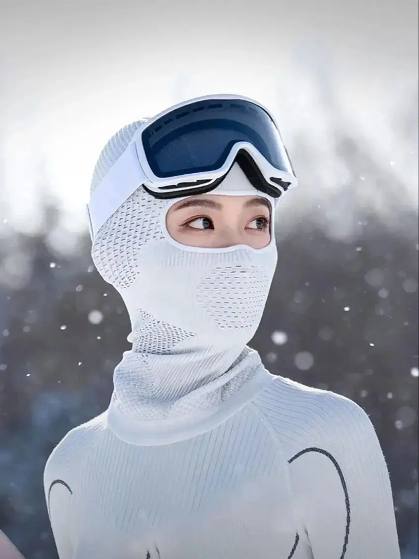 AliExpress NONE Winter Unisex Warm Ski Mask Balaclava Outdoor Sports Cycling Full Face Mask Scarf Men Women Elastic Breathable Motorcycle Mask