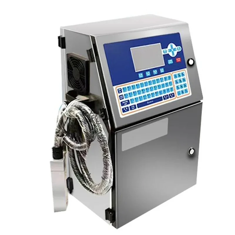 1-4 Lines Date inkjet printing machine 220V Glass/Metal/Steel/Plastic/PVC/Carton batch number printing machine