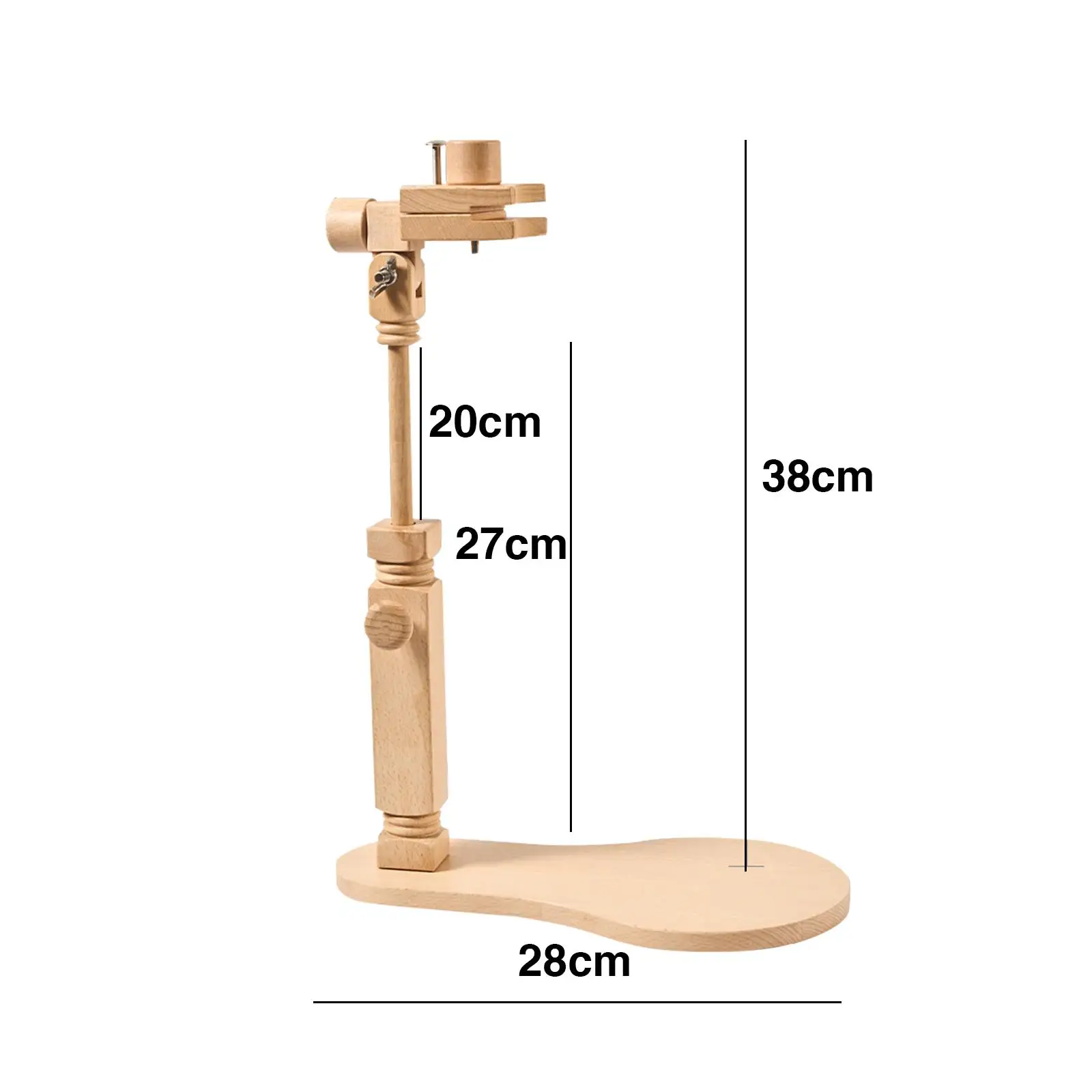 Cross Stitch Stand Embroidery Stand Wood Embroidery Hoop Holder for Sewing