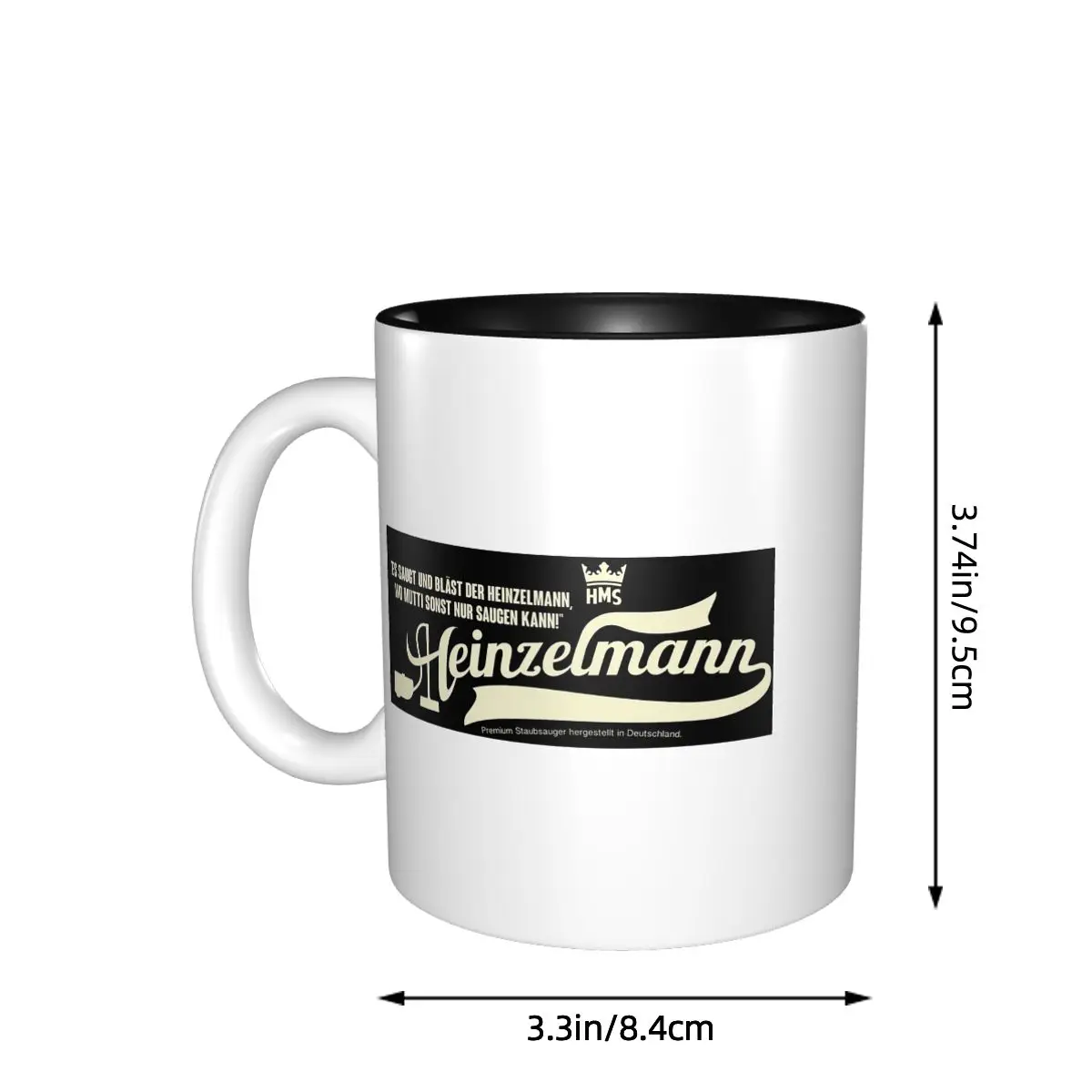 The Heinzelmann - Loriot - TV Kult - German Sucks And Blows Mug Ceramic Coffee Cups Tea Mugs Milk Cup Drinkware Gift for Friends