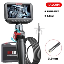 Ralcam Articulating Borescope 2-Way 180° Endoscope 3.9mm Inspection Camera 5.0