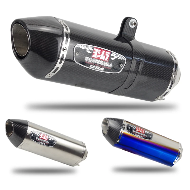 51mm Universal Motorcycle Exhaust Muffler Yoshimura Exhaust DB killer Escape Moto for Honda CBR1000 Tmax530 F650GS R6 Z900 Z250