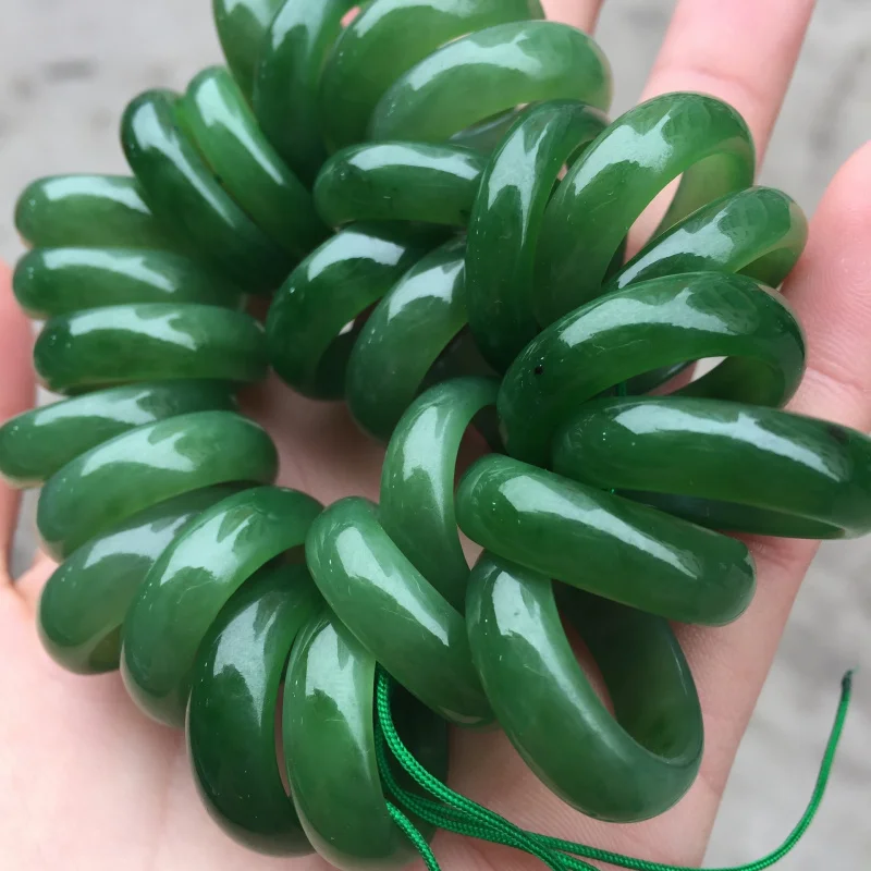 

Кольцо из хотанского нефрита и яшмы, унисекс, модное и универсальное