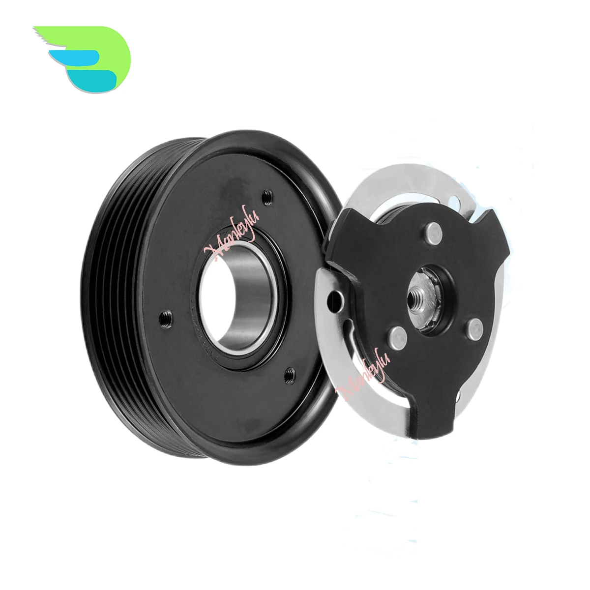 AC A/C Air Conditioning Compressor Clutch Pulley For AUDI A1 A3 Q3 VW GOLF 6 PASSAT TIGUAN DELPHI SEAT IBIZA IV 1.4 5N0820803A