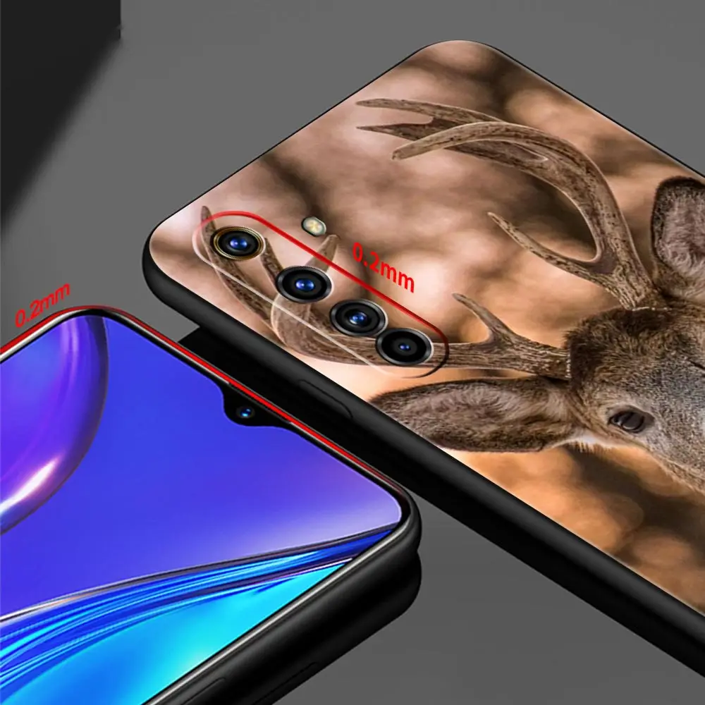 Deer Hunting Camo For Realme 11 10 9 8 5G 7 6 GT2 Pro Plus C21 C11 C25 C35 Silicone Cover For Realme GT Neo 2 3 3T Phone Case