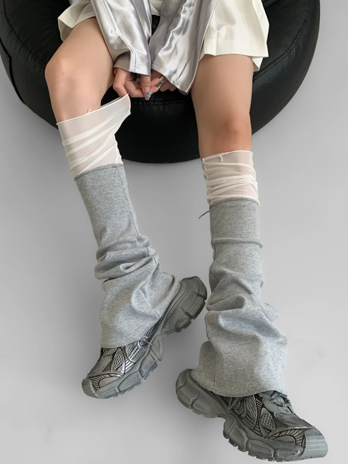 ليلة استوديو الباليه Sle أنبوب طويل Sos المرأة القطن لي الربط جرس بوت طماق الأبيض الخريف الربيع Personali #5