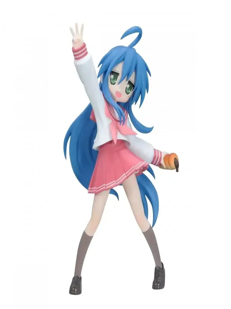 FuRyu Trio-Try-iT Lucky Star Izumi Konata Hiiragi Tsukasa Hiiragi Kagami PVC 17 i 19CM Figurki Akcji Anime Model Zabawka — 2