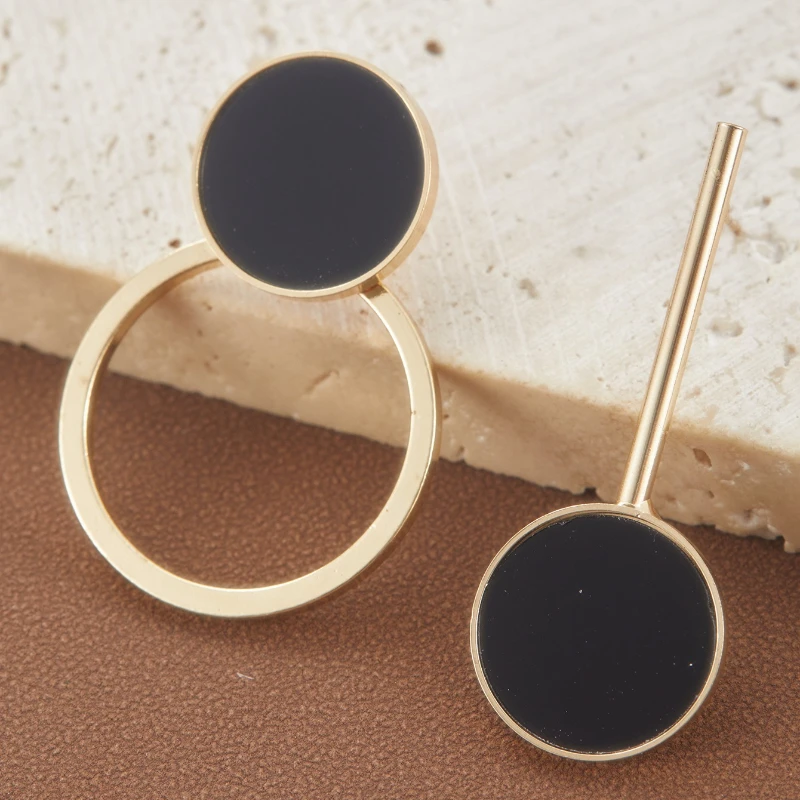 Bohemian Style Geometric Large Circular Asymmetrical Design for Women's Daily Wear Party Jewelry Gifts