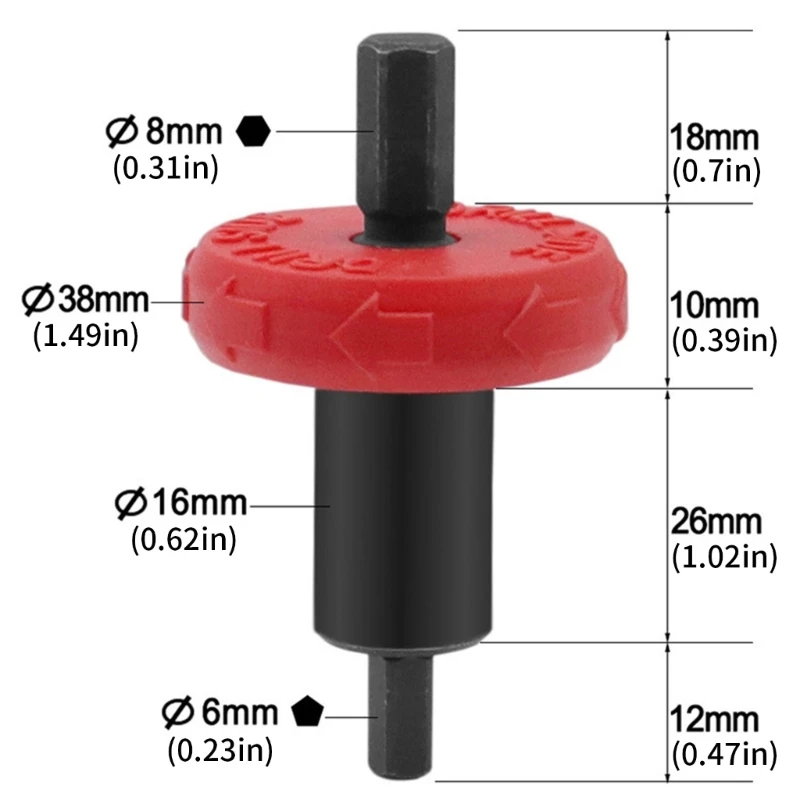 Адаптер двигателя из легированной стали, сверло, высокоэффективная замена стартера газонокосилки, подходит для наружного оборудования