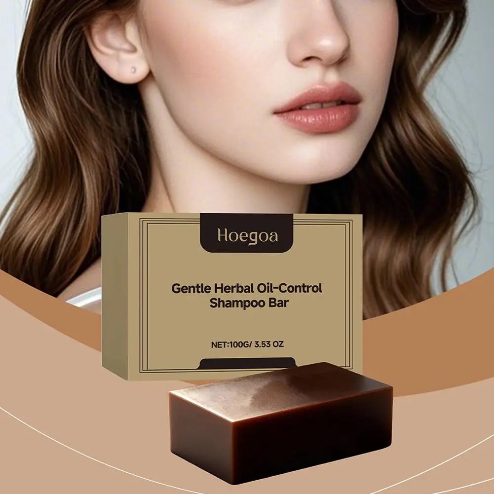 

Herbal Side Cypress Leaf Amino Acid Shampoo Cake Clean Hair Care Oil Control Anti-Dandruff E3N1