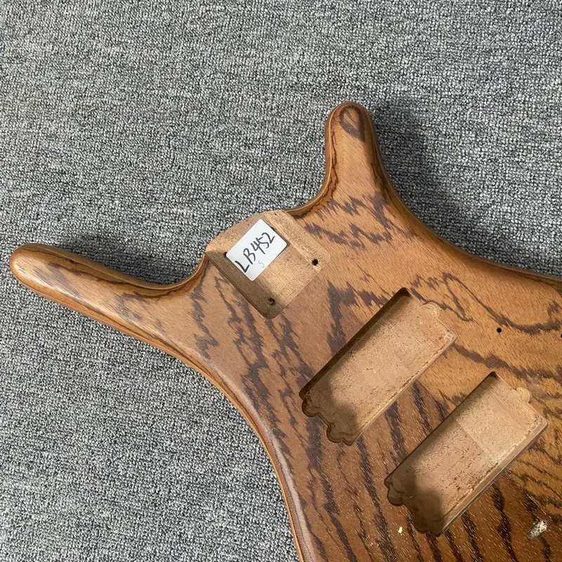 LB452 Active Bass Guitar DIY Bass Part Solid Mahogany+Solid Bocote for 5 or 6 String Electric Bass Replace - view 2