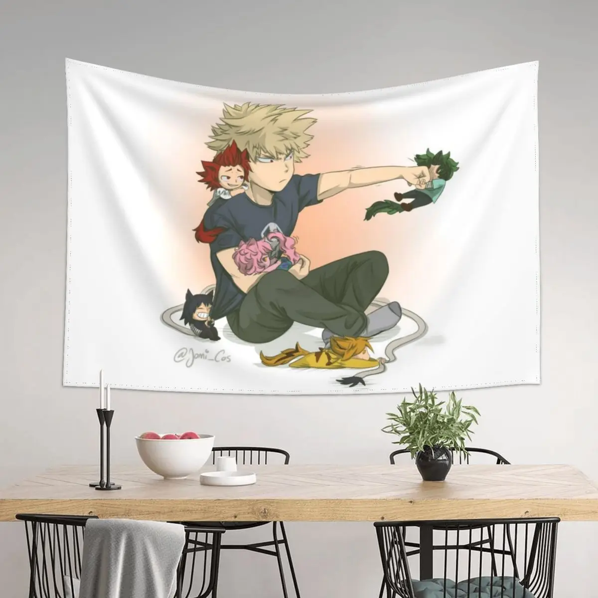 

Bakusquad - Nope Tapestry Bedroom Decorations Outdoor Decor Cute Decor Cute Room Decor Tapestry
