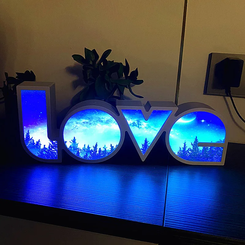 Luzes de néon led amor forma luz da noite sinal da lâmpada bateria caixa usb powered nightlight para o dia dos namorados decoração do casamento natal