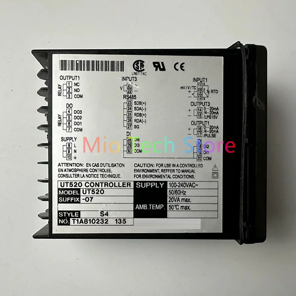 High Reliability UT520 Temperature Controller UT520-07