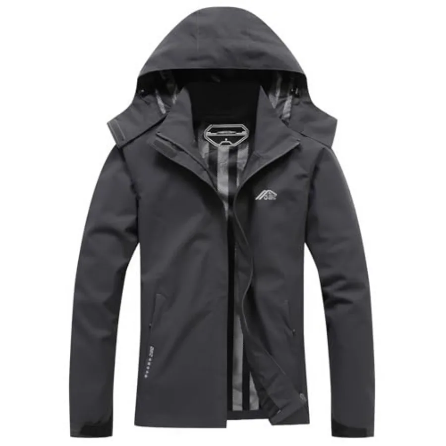 

DECKTIN Women's Waterproof Raincoat Lightweight Rain Jacket Detachable Hood Travel Outdoor
