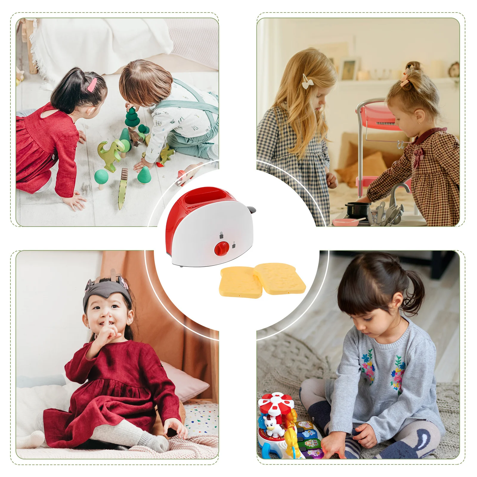 1Pcs Brot Maker Simulation Rolle-Spielen Küchengerät Pädagogisches Kochen Spielen Haus Versorgung für Kinder Mädchen Jungen