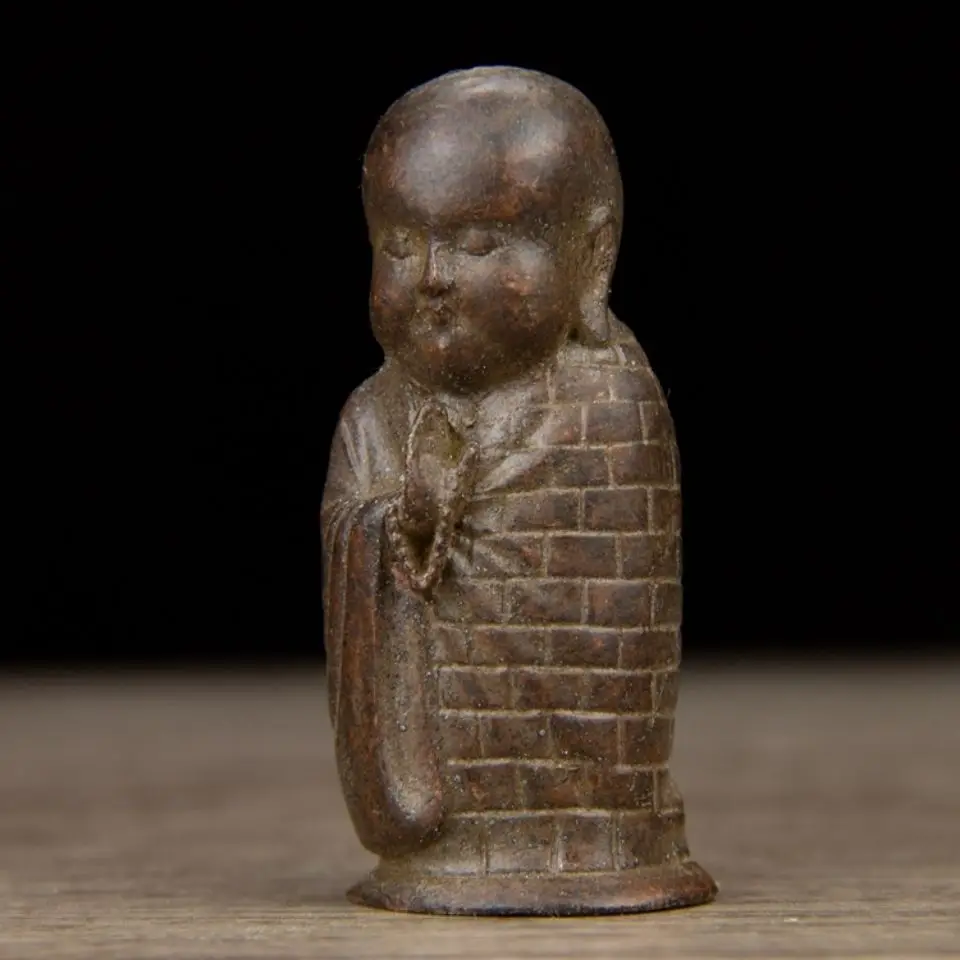 Mini robe monk buddha Statue Sculpture Figurines Home Garden Decoration Statues For House ﻿