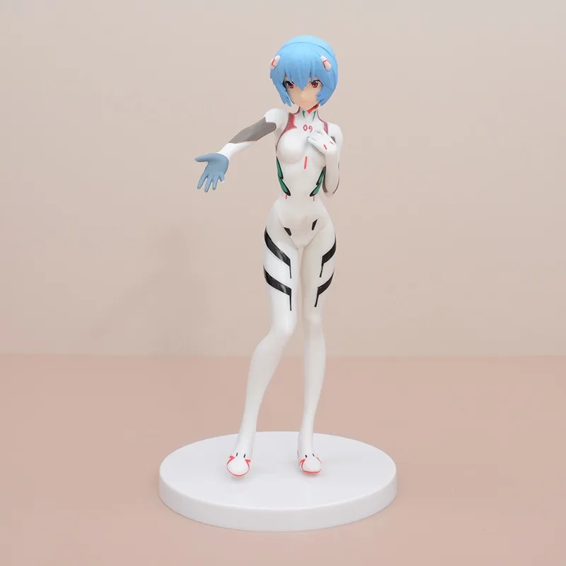 20CM Bandai EVA Anime Figure Ayanami Rei toy model Desktop decoration Action Figures statue Collection Pendant kid birthday Gift