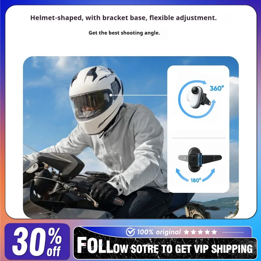 

Insta360 GO 3/GO 3S крепление на внутреннюю подкладку для шлема 17 г легкий портативный кронштейн для подкладки шлема мужские аксессуары для велоспорта на открытом воздухе