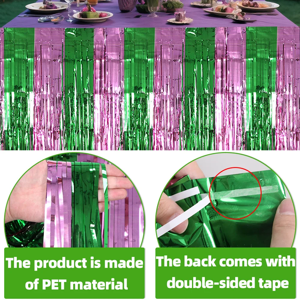 Dekorasi Meja Pesta Penyihir J - Tinsel Garland Decoration ulasan dan harga