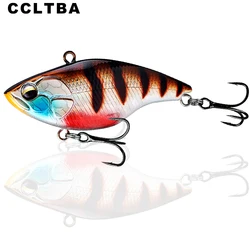 CCLTBA 7cm 18.5g Vibration Wobblers Sinking Hard Artificial Baits VIB Lures for Fishing 4X Quality Hooks Fishing Bait Tackle