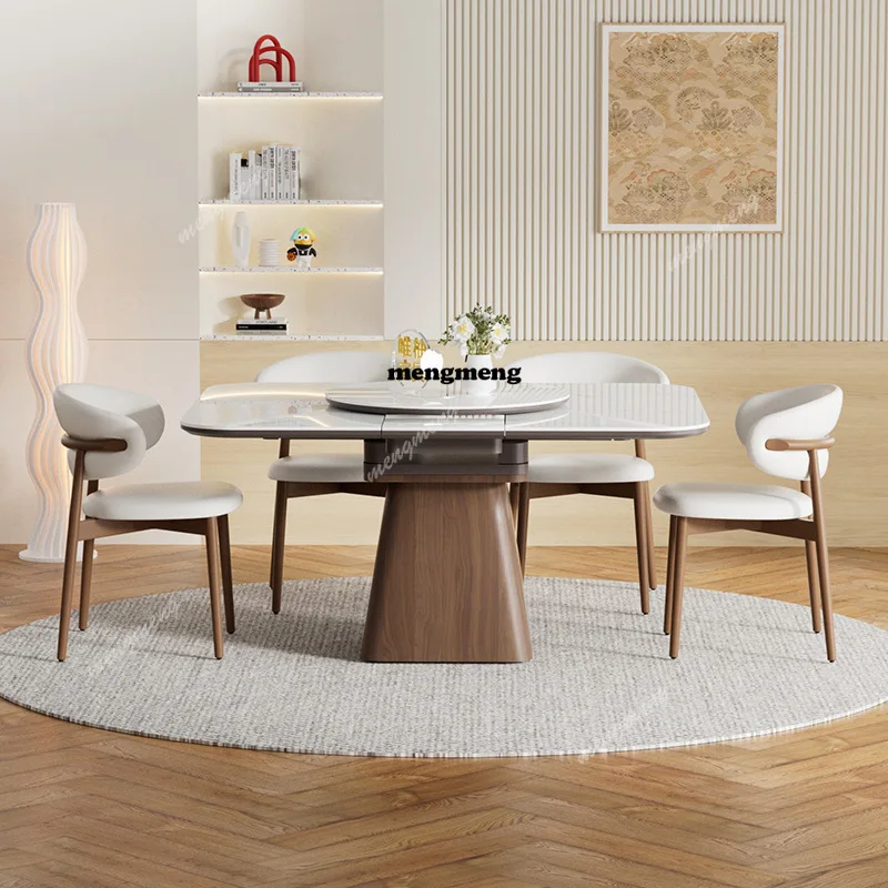 

Extendable Square Dining Table Chinese-style Small-sized Household Dining Table Simple Dining Room Furniture Esstisch