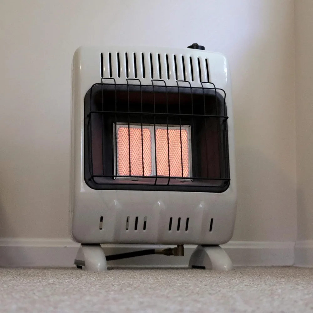 -For Floor Stand 10,000 BTU Vent Free Radiant Propane Heater  White^
