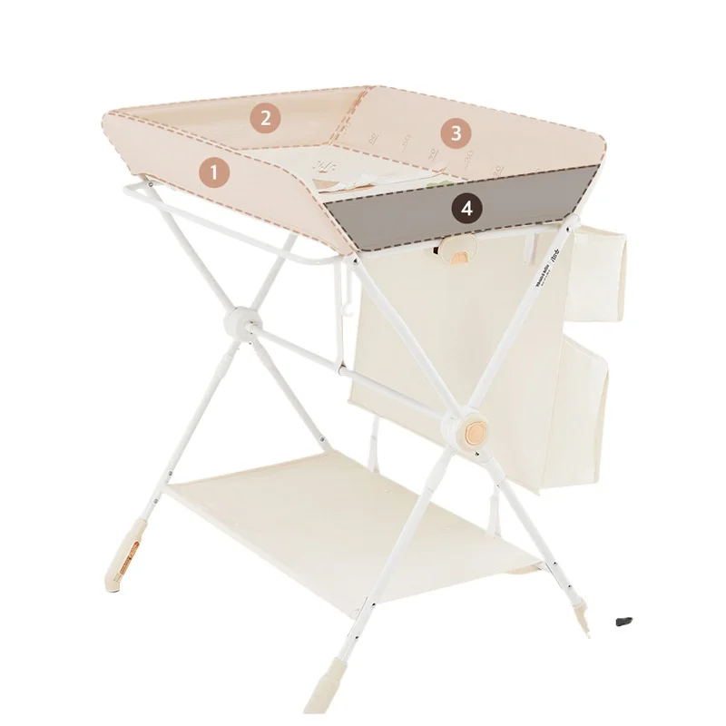 Foldable Baby Changing Table Multifunctional Newborn Massage Care Table