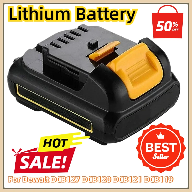 For Dewalt DCB127 DCB120 DCB121 DCB119 Li-ion Power Tools Battery 1-3PACK 12V 1.5Ah 2.0Ah 12 Volt MAX Lithium Battery