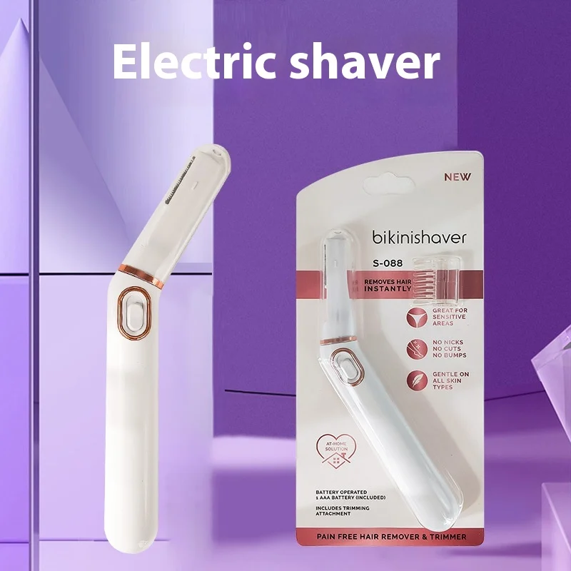 Portable Bikini Shaver And Trimmer Epilator For Women Electric Shaver For Dry Use Personal Groomer For Intimate Ladies Shaving