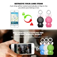 Mini Bluetooth Smart Tracker for Pets Keys Bikes Anti-Lost Alarm App Control iOS Android Waterproof Key Finder for Dogs Cats