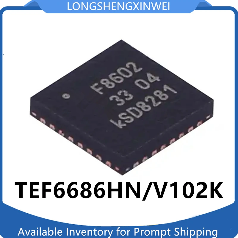 1PCS New Original TEF6686HN/V102K QFN32 F8602 Car Audio FM Radio Chip with DSP