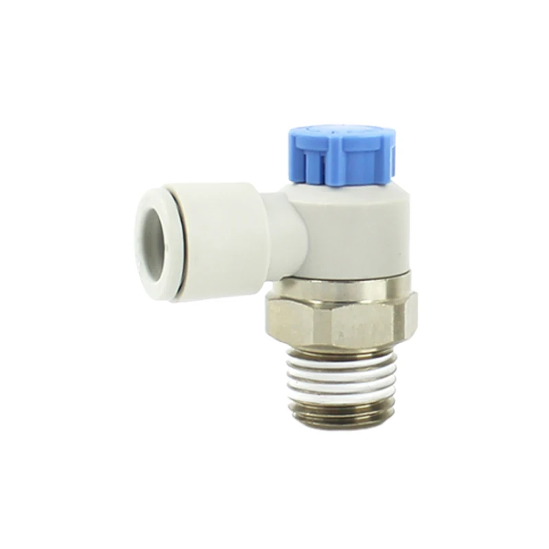 AS1211F AS2211F 3201F Speed Controller with One-touch Fitting Meter-in Throttle valve Pneumatic fitting