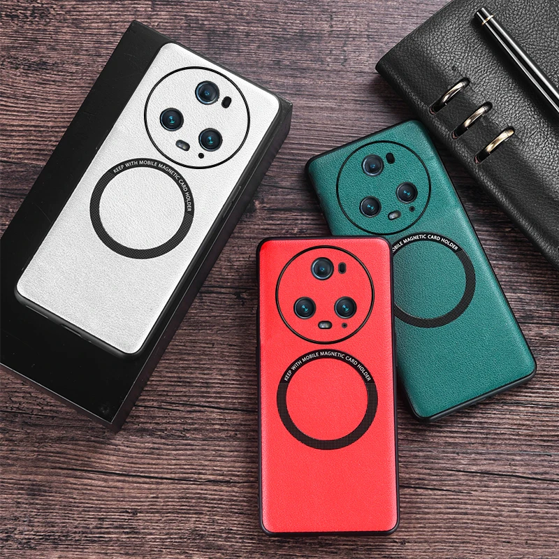 

Fundas For Honor Magic5 Pro For Magsafe Leather Phone Case For Magic 5 4 3 Pro Coque Holster Magnetic Shockproof Magsafing Cover