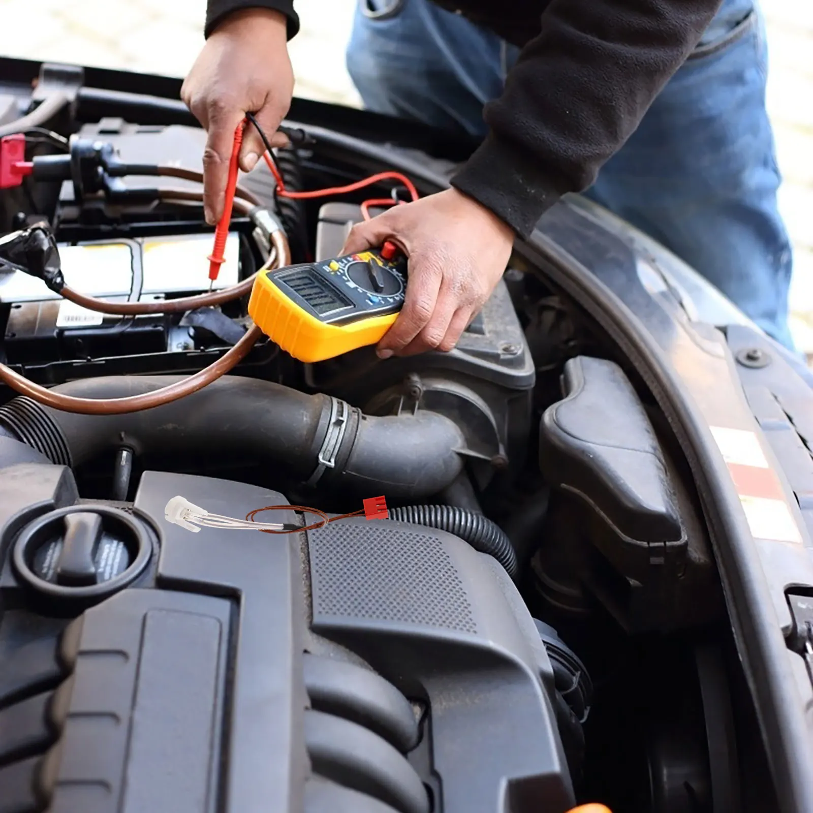 

Temperature Sensor For Air Conditioner High-Precision Temp Probe Durable Thermistor Sensor Replacement Probe Wire Ac Repair