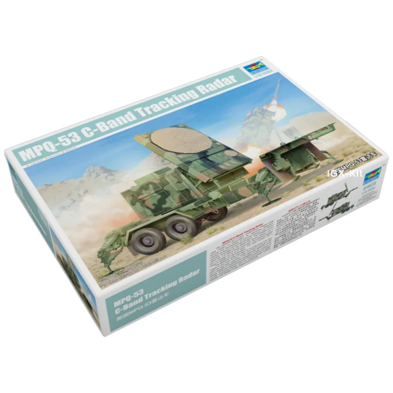 Trumpeter 01023 1/35 US MPQ53 MPQ-53 C-Band Tracking Radar Military Vehicle Child Toy Gift Plastic Assembly Building Model Kit