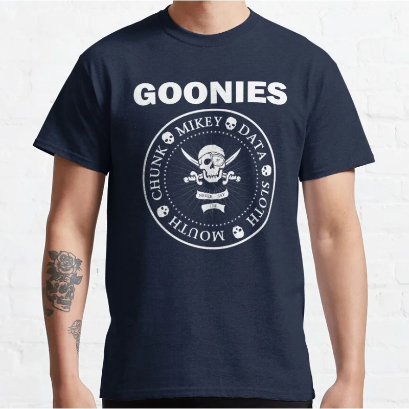 

Hey-Ho You Guys! 1985 Vintage Film The Goonies Retro Never Say Die Gift clothing crewneck T-shirt large size Adult Tops S-6xl